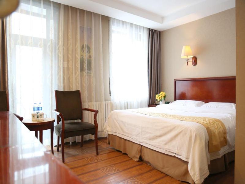 Greentree Inn Heilongjiang Harbin Zhongyang Street Business Hotel Exterior foto